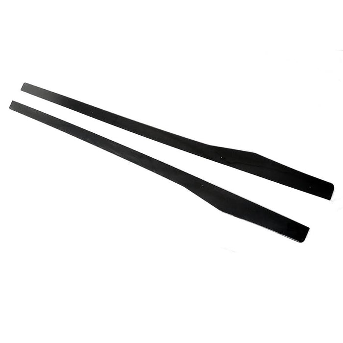 A Style Gloss Black Side Skirts for Mercedes Benz W205 C Class & C63 15-21