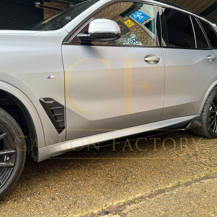 Gloss Black Kit 1 Side Skirts for BMW G05 LCI X5 23-Present