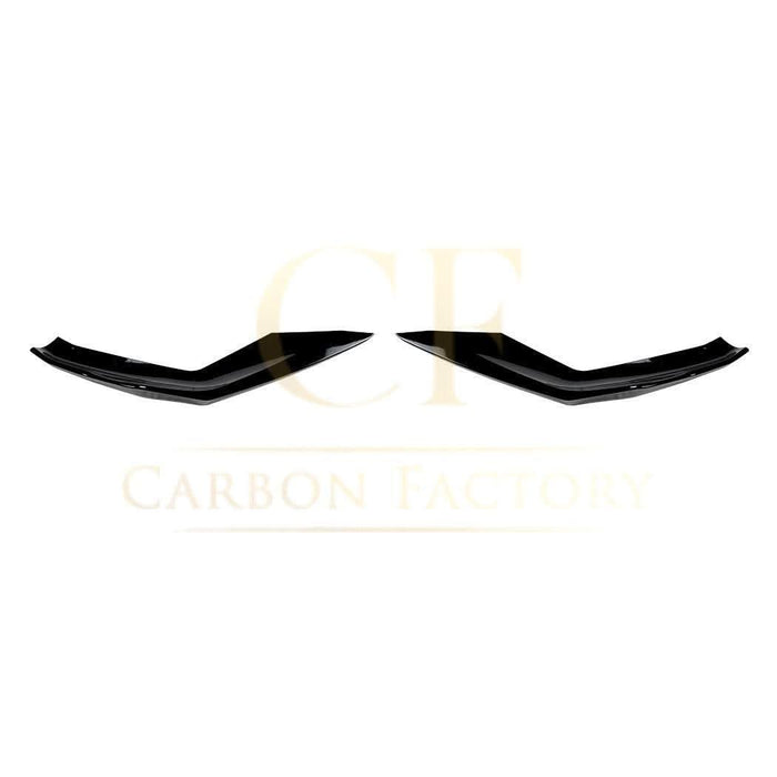 CS Style Gloss Black Front Splitter for BMW F90 M5 21-24