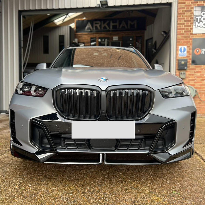 Gloss Black Body Kit 1 Splitter Diffuser Side Skirts Spoiler for BMW G05 LCI X5 23-Present (No Exhaust Tips)
