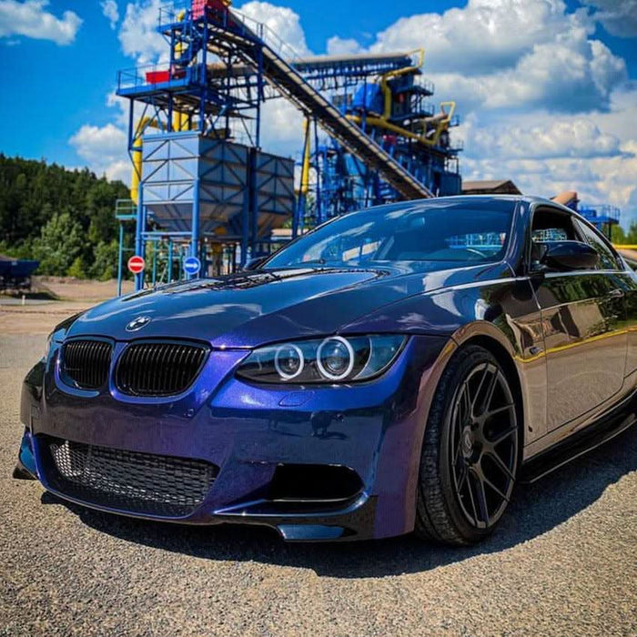 Gloss Black Front Splitter Covers for BMW E92 E93 3 Series Pre-LCI 05-08