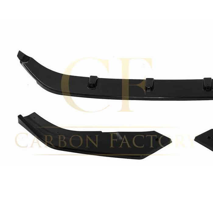 Max Style Gloss Black Front Splitter for VW Golf MK7.5 R-LINE / R 17-20