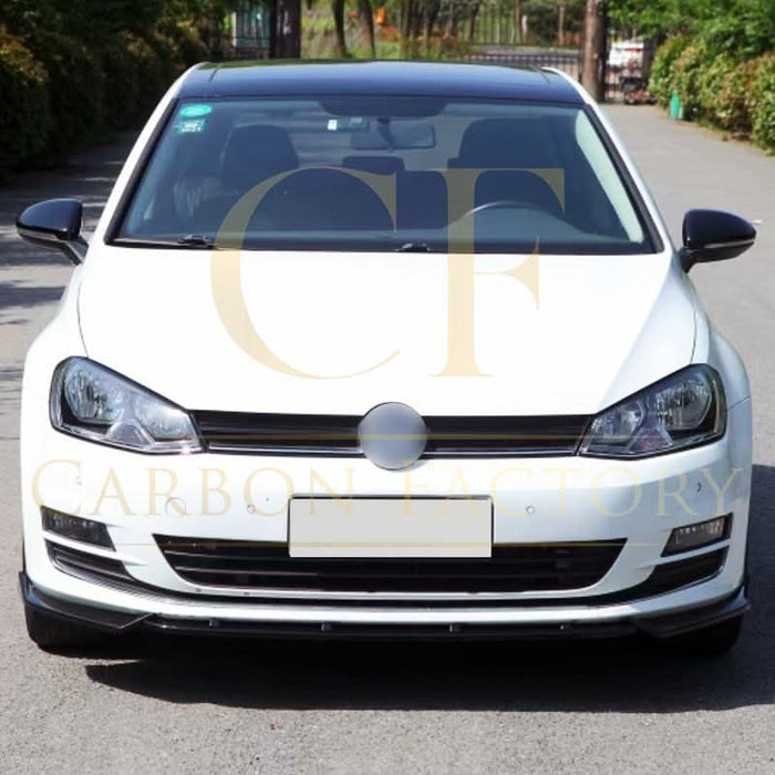 Max Style Gloss Black Front Splitter for VW Golf MK7 MK7.5 13-20