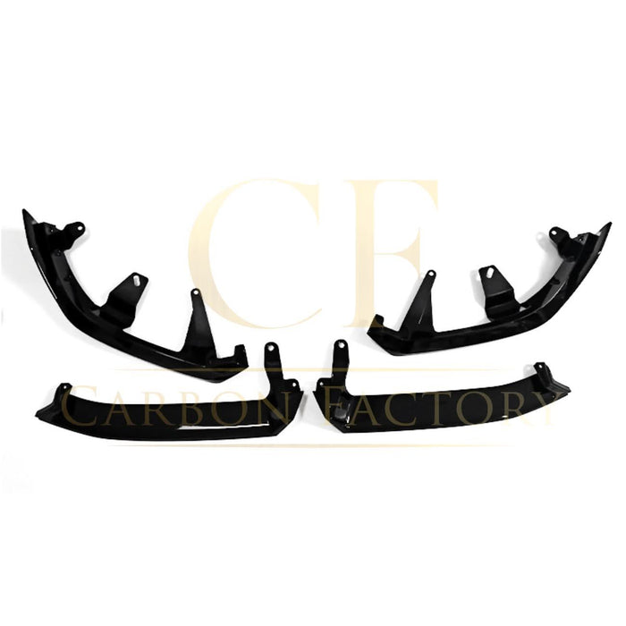 MP Style Gloss Black Front Splitter 4 Pieces for BMW G60 5 Series 24-Present