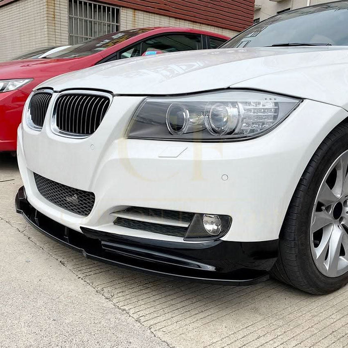 MP Style Gloss Black Front Splitter for BMW E90 E91 3 Series LCI Standard model 09-13