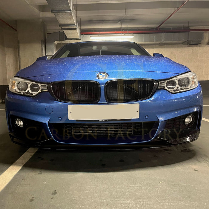 MP Style Gloss Black Front Splitter for BMW F32 F33 F36 4 Series 14-20