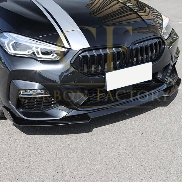 MP Style Gloss Black Front Splitter for BMW F44 2 Series 4 Door 20-Present
