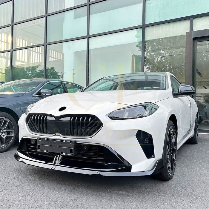 MP Style Gloss Black Front Splitter for BMW F70 1 Series F74 2 Series Gran Coupe 25-Present