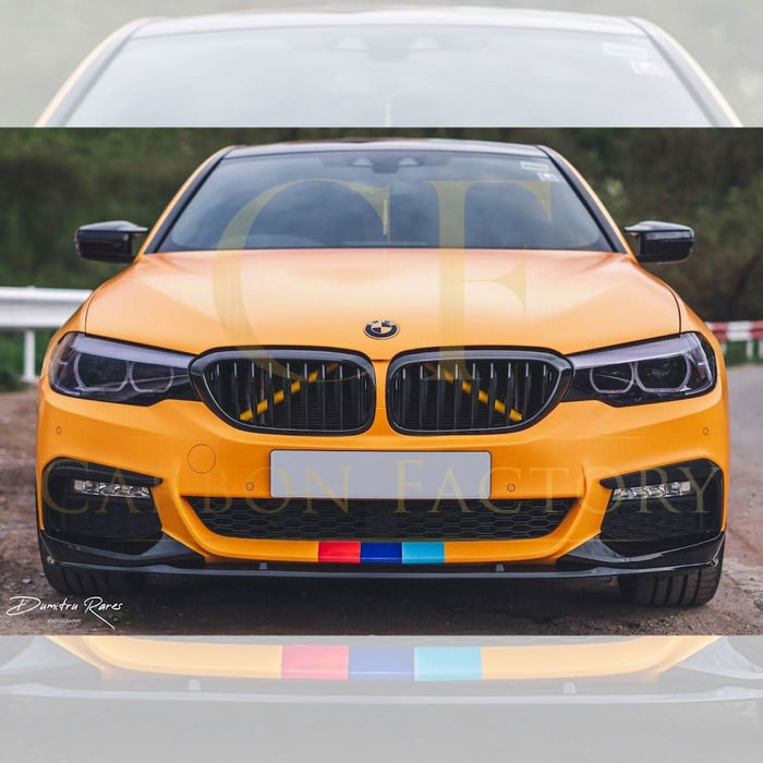 MP Style Gloss Black Front Splitter for BMW G30 G31 5 Series Pre-LCI 17-20