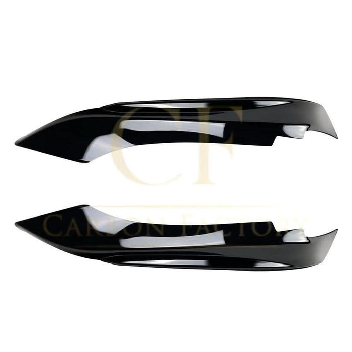 MP Style Gloss Black Front Splitter Upper Pieces for BMW F32 F33 F36 4 Series 14-20
