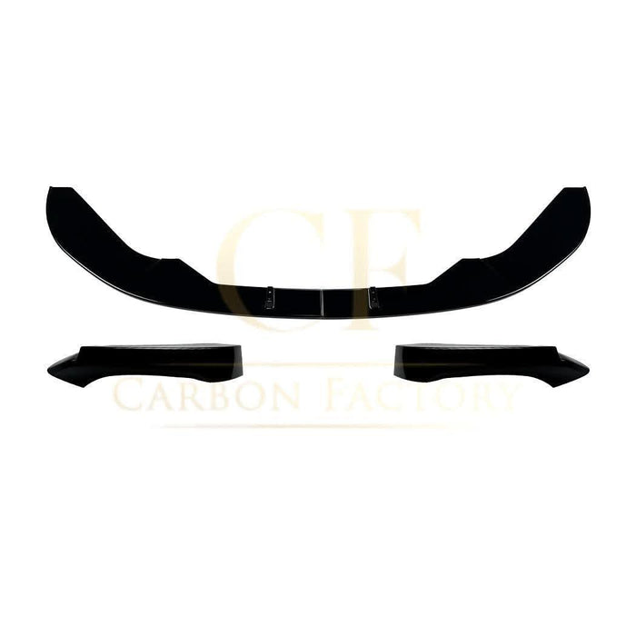 P Style Gloss Black Front Splitter for BMW F20 F21 1 Series LCI M Sport 15-19