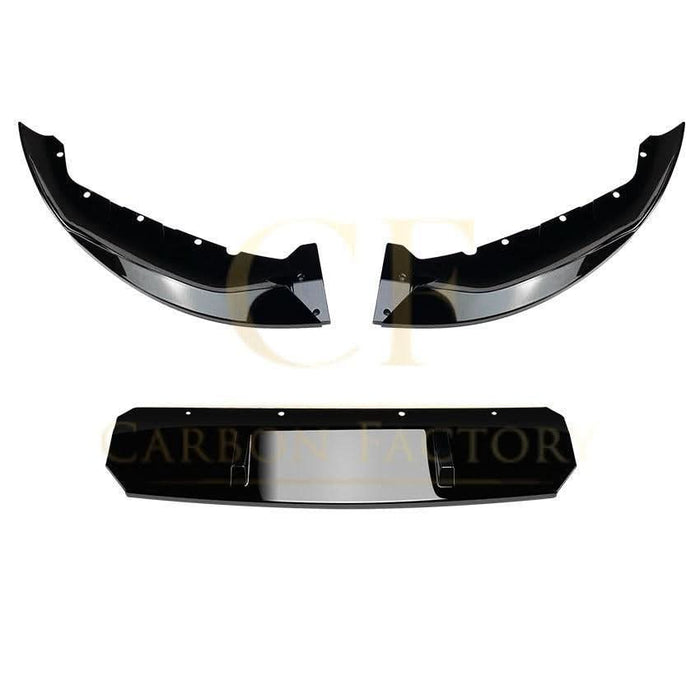P Style Gloss Black Front Splitter for BMW G30 G31 5 Series LCI 21-24