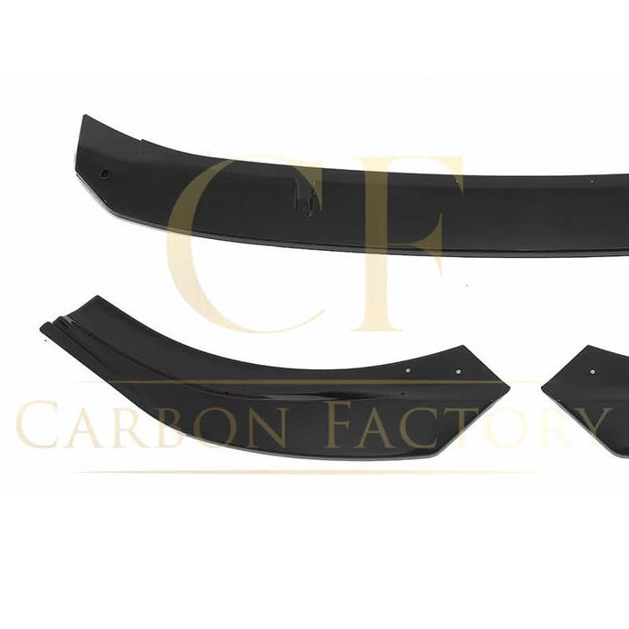Style 1 Gloss Black Front Splitter for VW Golf MK8 21-23