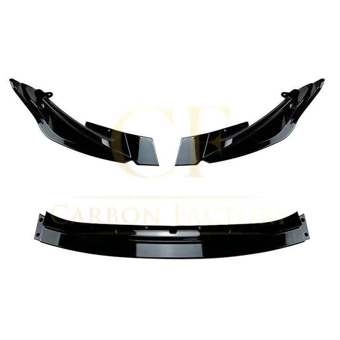 V Style Gloss Black Front Splitter 3 Pieces for BMW G80 M3 G82 G83 M4 21-Present
