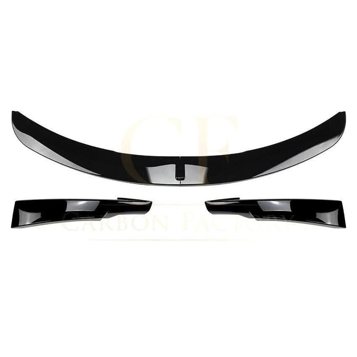 V Style Gloss Black Front Splitter for BMW E90 3 Series LCI 09-12