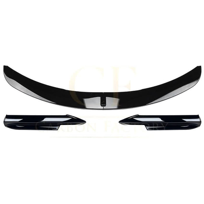 V Style Gloss Black Front Splitter for BMW E90 3 Series Pre-LCI 05-08