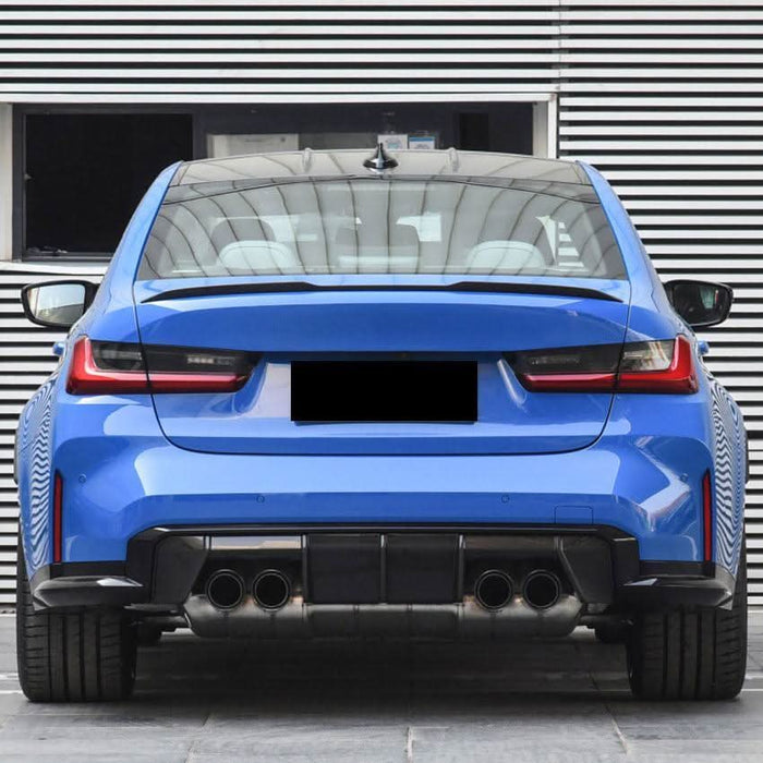 CS Style Gloss Black Boot Spoiler for BMW G20 3 Series G80 M3 19-Present