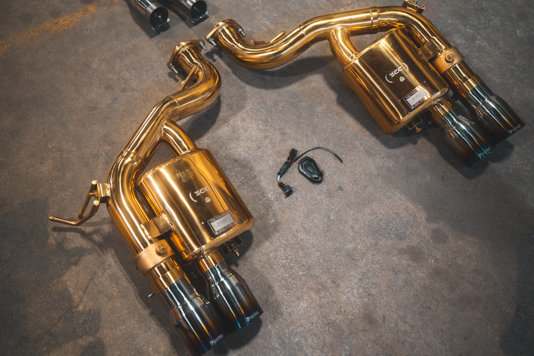 Système d'échappement à soupapes pour Ferrari 599 RACE F1 - Échappements Valvetronic