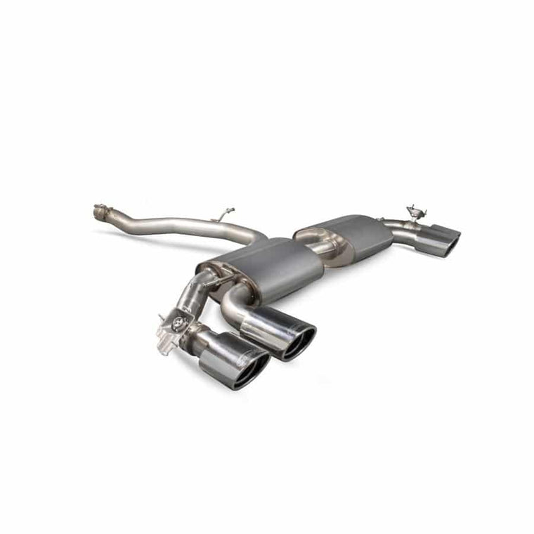 Audi TT S Mk3 Non-GPF Coupe Cat-back Exhaust - Scorpion Red Power