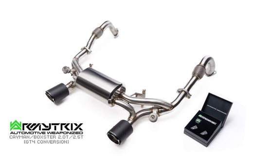 Porsche 718 Cayman (2016-Present) GT4 RS Conversion valvetronic exhaust system