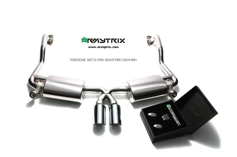 Armytrix Valvetronic Exhaust for Porsche Cayman 987.2 (2009-2012)