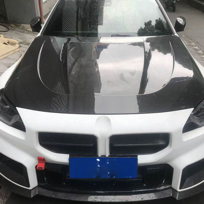 V Style Pre-Preg Carbon Fibre Bonnet for BMW G87 M2 23-Present