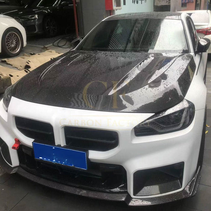 V Style Pre-Preg Carbon Fibre Bonnet for BMW G87 M2 23-Present