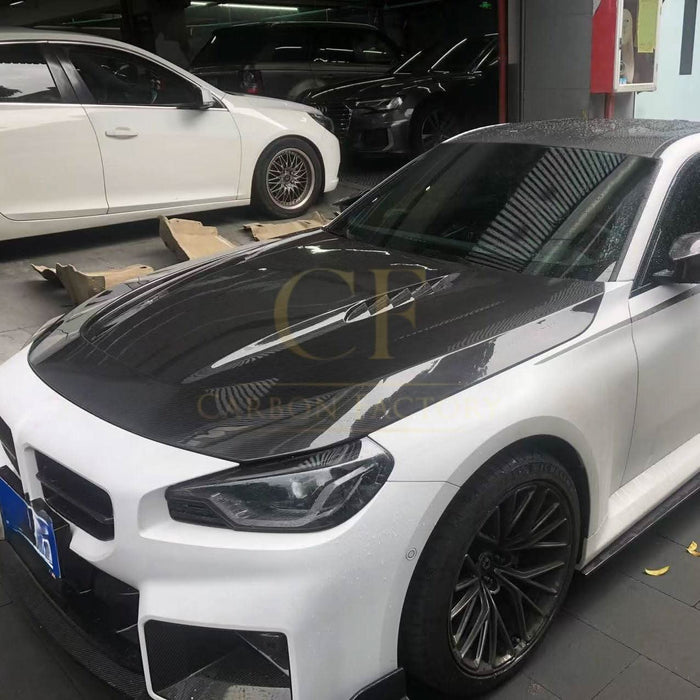 V Style Pre-Preg Carbon Fibre Bonnet for BMW G87 M2 23-Present