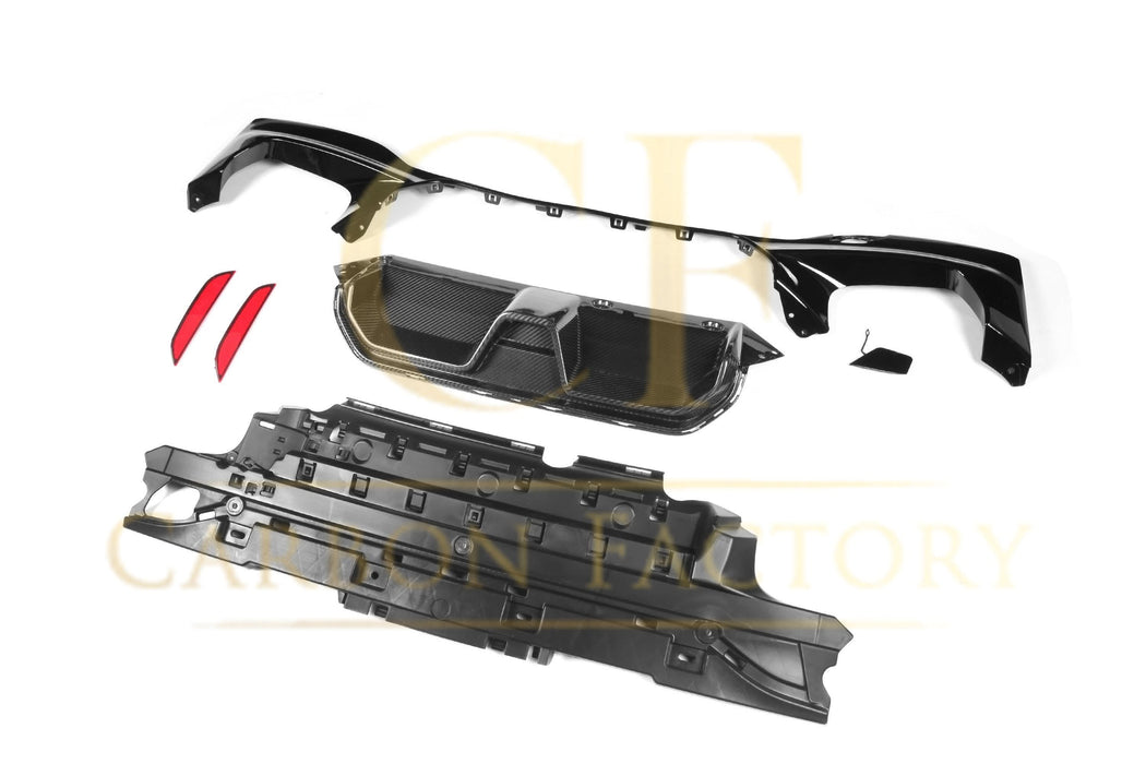 CS Style Pre-Preg Carbon Fibre Rear Diffuser for BMW G30 5 Series 17-23