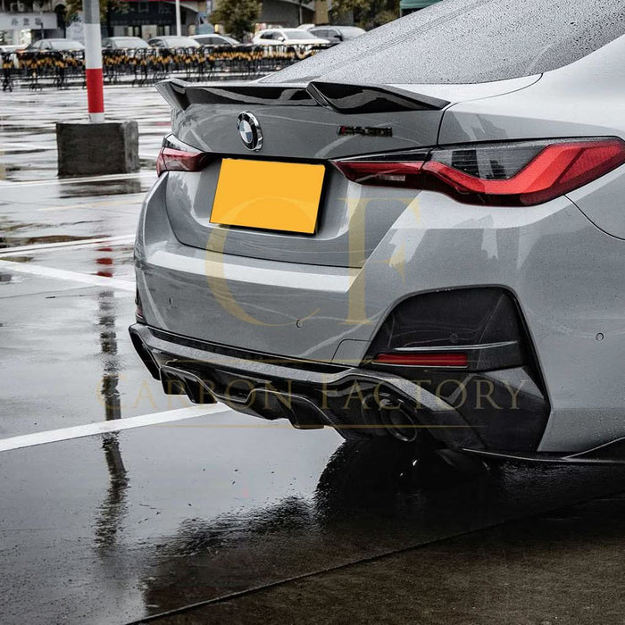 SQ Style Pre-Preg Carbon Fibre Rear Diffuser Dual Exhaust for BMW G26 4 Series Gran Coupe 21-26