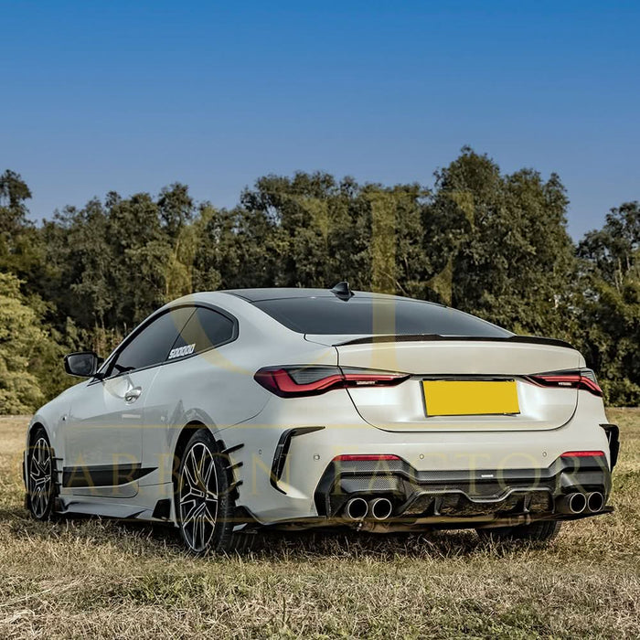 SQ Style Pre-Preg Carbon Fibre Rear Diffuser for BMW 4 Series G22 G23 20-Present
