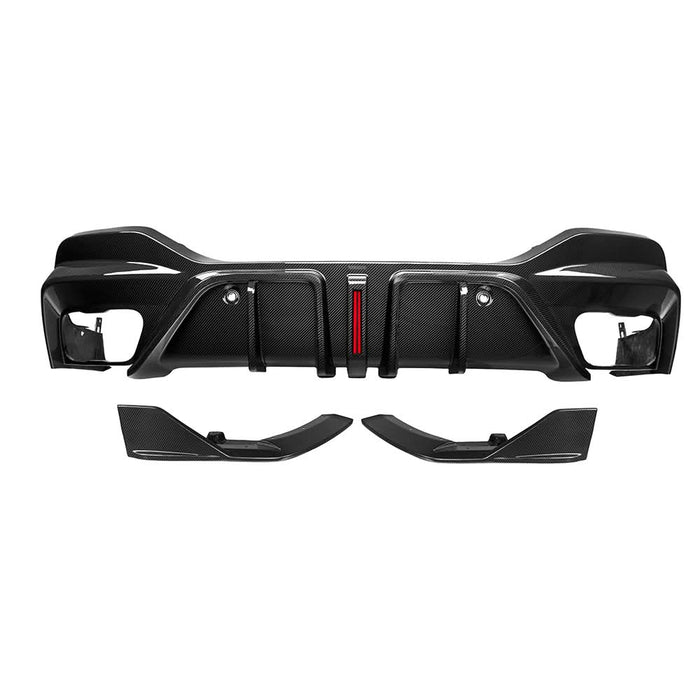 SQ Style Pre-preg Carbon Fibre Rear Diffuser for BMW G06 LCI X6 20-Present