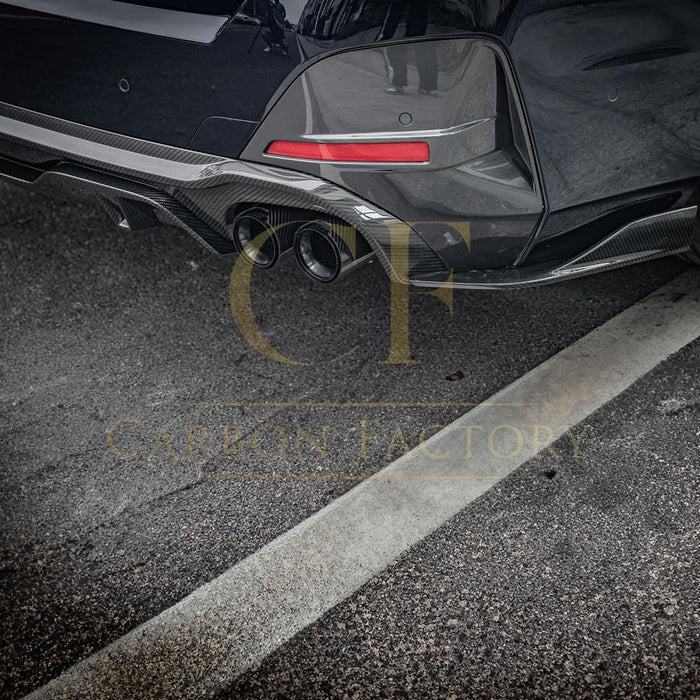 SQ Style Pre-Preg Carbon Fibre Rear Diffuser Quad Exhaust for BMW G26 4 Series Gran Coupe 21-26