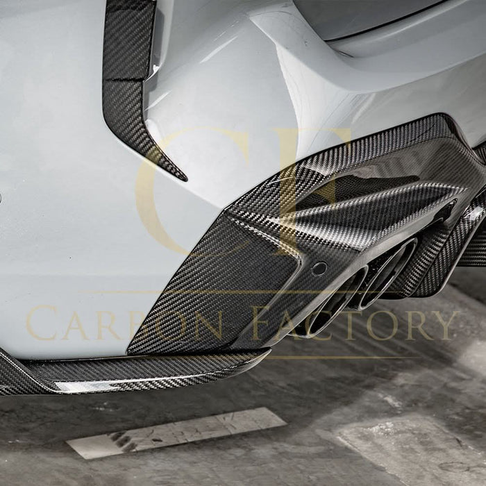 SQ Style Pre-Preg Carbon Fibre Rear Diffuser for BMW F97 X3M LCI 22-24