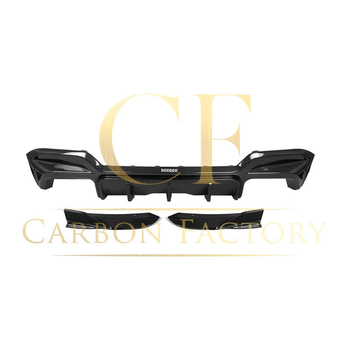 SQ Style Pre-Preg Carbon Fibre Rear Diffuser for BMW F97 X3M LCI 22-24
