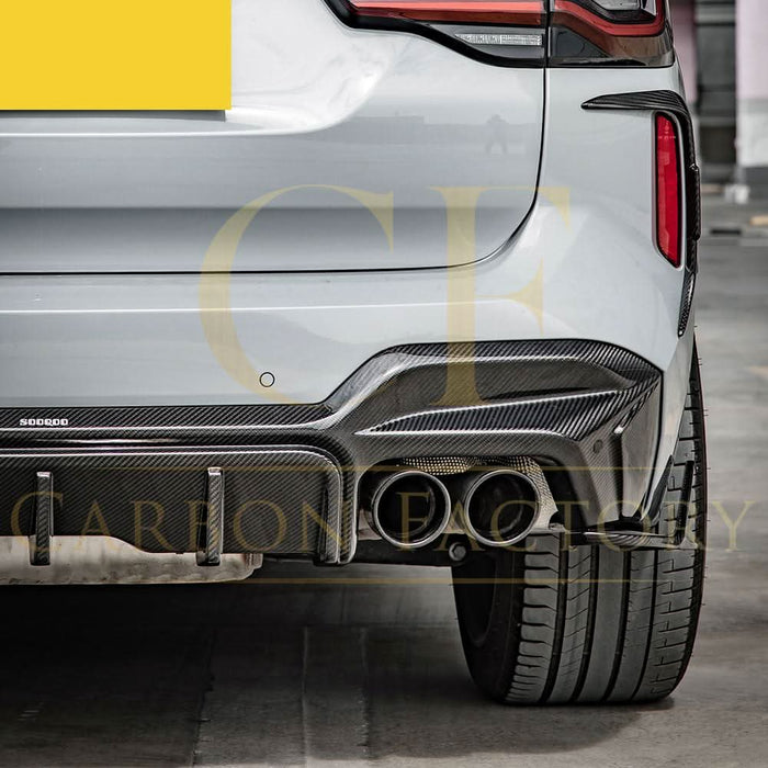 SQ Style Pre-Preg Carbon Fibre Rear Diffuser for BMW F97 X3M LCI 22-24
