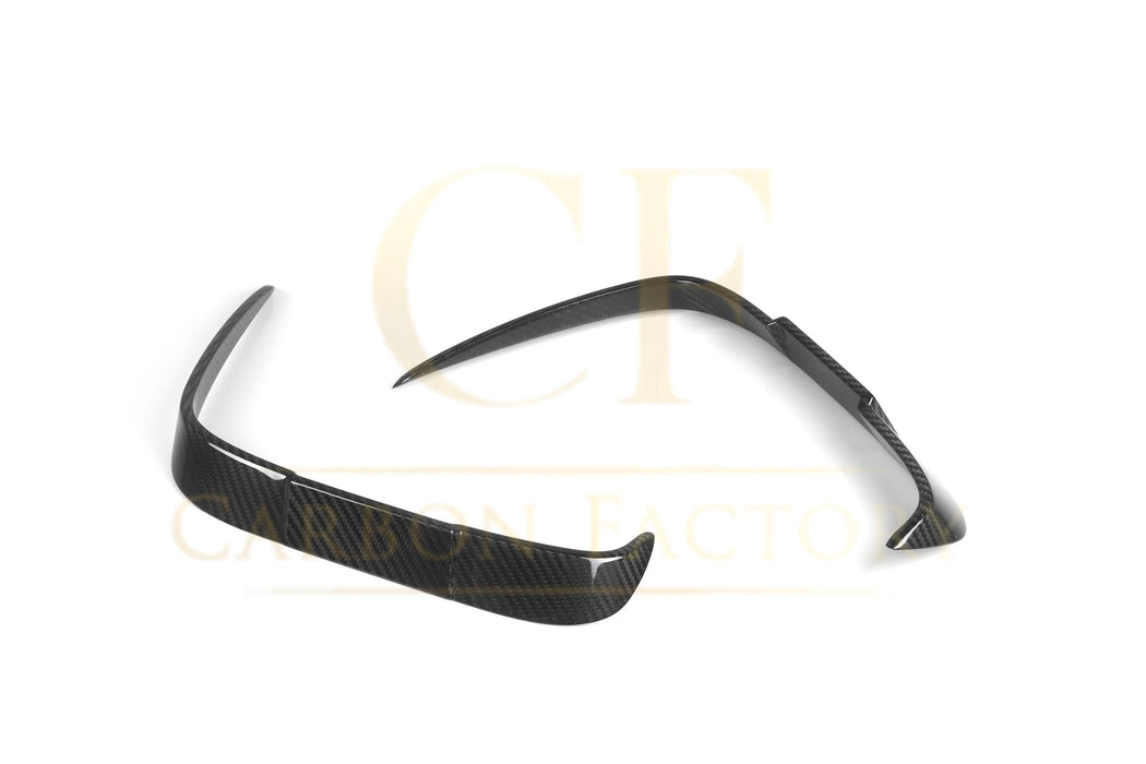 DS Style Pre-Preg Carbon Fibre Rear Bumper Canards for BMW F87 M2 13-21