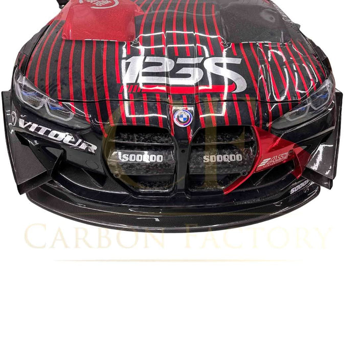 GT4 Style Pre-Preg Carbon Fibre Front Canards for BMW G80 G81 M3 G82 G83 M4 21-Present