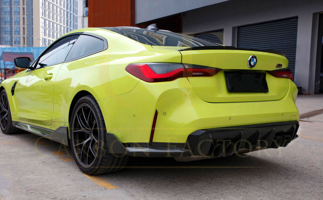 MP Style Pre-Preg Carbon Fibre Rear Bumper Spats for BMW G82 G83 M4 21-Present