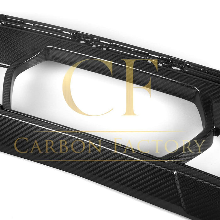 OEM Style Pre-Preg Carbon Fibre Front Centre Trims for BMW G05 X5 LCI 23-25