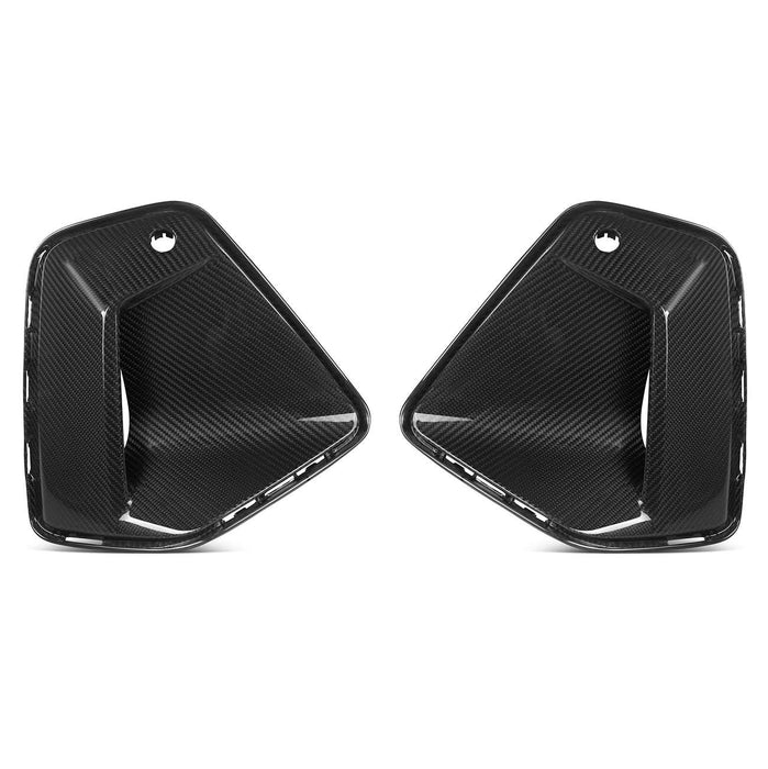 OEM Style Pre-Preg Carbon Fibre Front Side Vent Trims for BMW G60 5 Series 24-Present