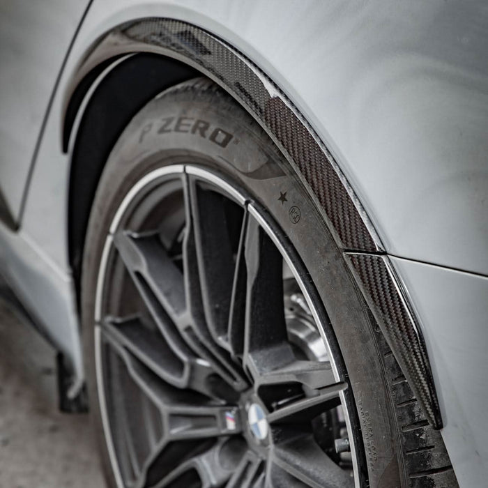 OEM Style Pre-Preg Carbon Fibre Wheel Arch Trims for BMW G26 4 Series Gran Coupe & i4 21-26