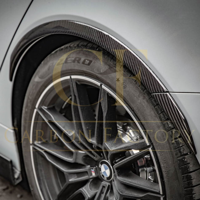 OEM Style Pre-Preg Carbon Fibre Wheel Arch Trims for BMW G26 4 Series Gran Coupe & i4 21-26