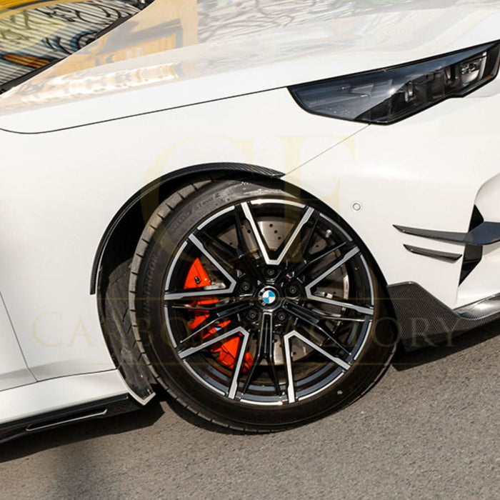 SQ Style Pre-Preg Carbon Fibre Front Wheel Arch Trims for BMW G90 G99 M5 2025-Present