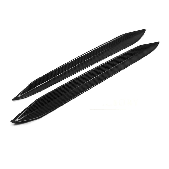 SQ Style Pre-preg Carbon Fibre Rear Bumper Trims for BMW G06 X6 F96 X6M 20-Present