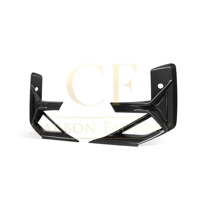SQ Style Pre-Preg Carbon Fibre Front Bumper Trims for BMW F97 X3M F98 X4M LCI 22-26