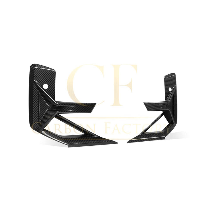 SQ Style Pre-Preg Carbon Fibre Front Bumper Trims for BMW F97 X3M F98 X4M LCI 22-26