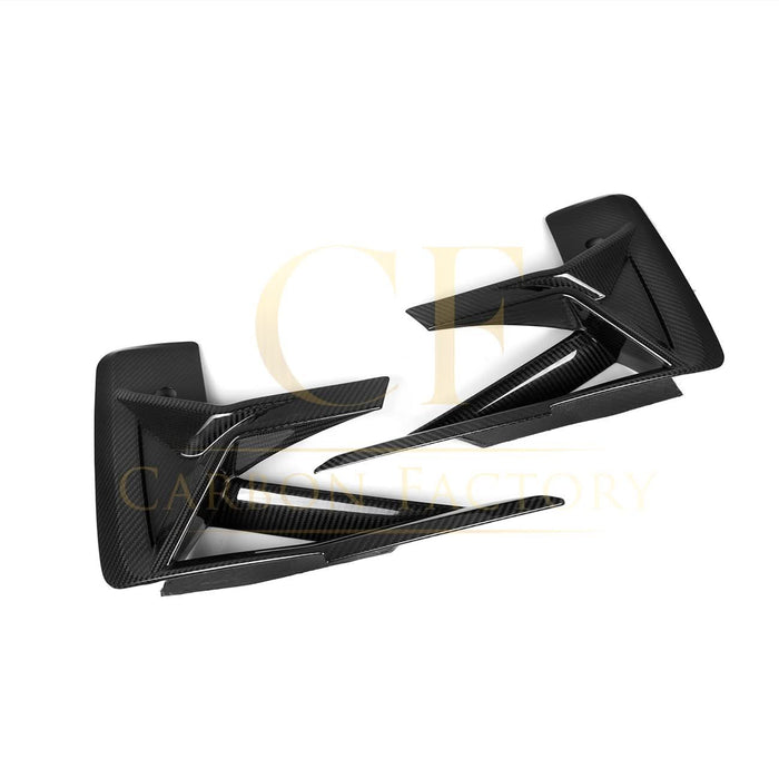 SQ Style Pre-Preg Carbon Fibre Front Bumper Trims for BMW F97 X3M F98 X4M LCI 22-26