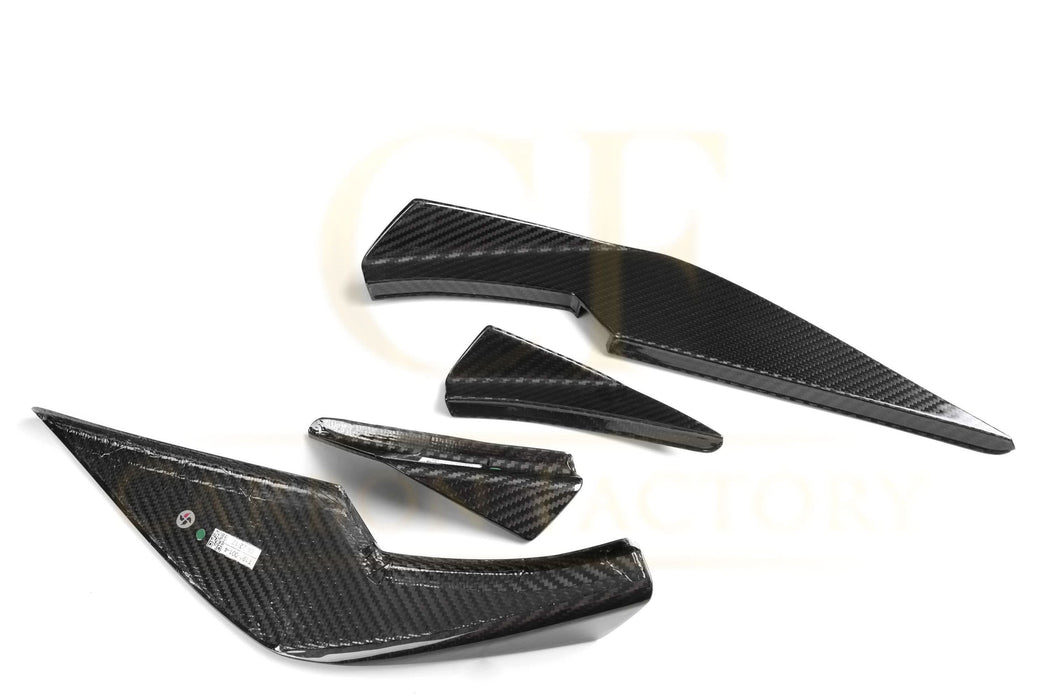 VS Style Pre-Preg Carbon Fibre Front Canards for BMW G80 M3 G82 G83 M4 21-Present