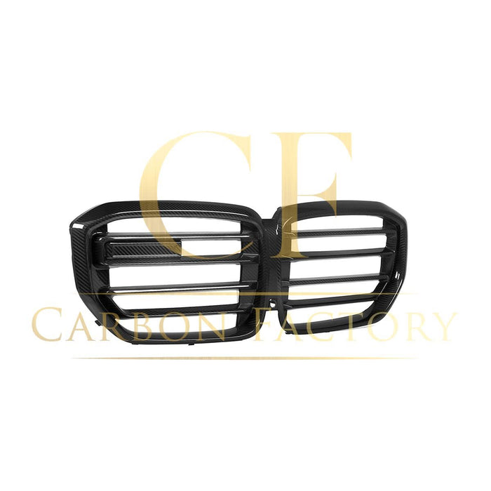 CF Style Pre-preg Carbon Fibre Front Grille for BMW G05 X5 LCI 23-25